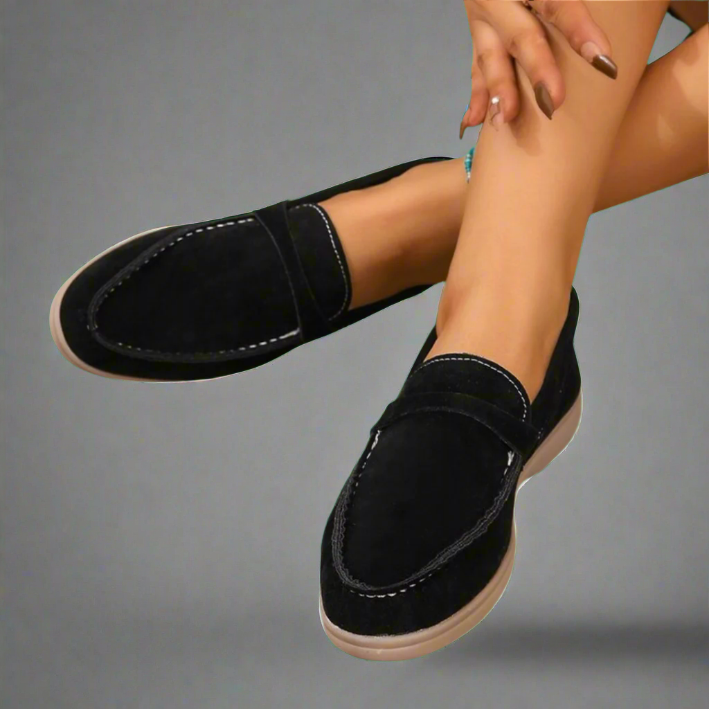 Hannah | Elegant suede loafers
