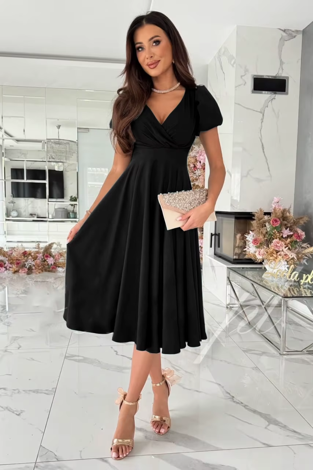 Anika | Elegant Midi Dress