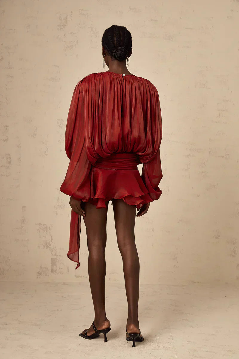 Elegant Flowing Party Dress