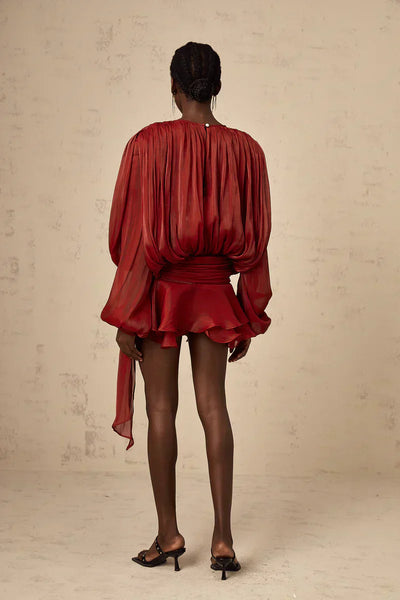 Elegant Flowing Party Dress