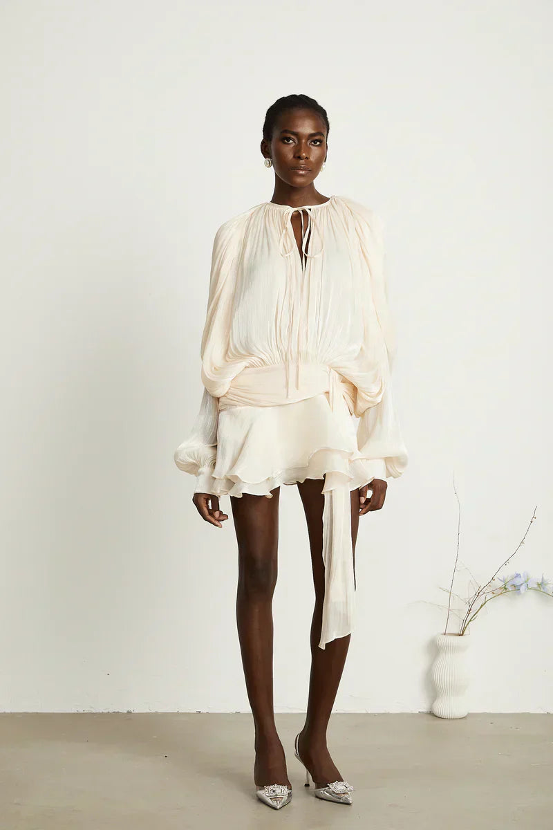 Elegant Flowing Party Dress