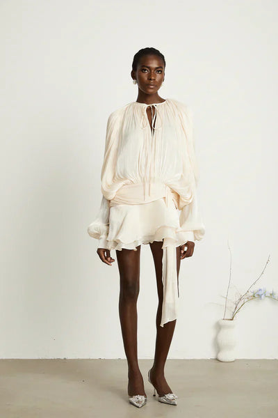 Elegant Flowing Party Dress