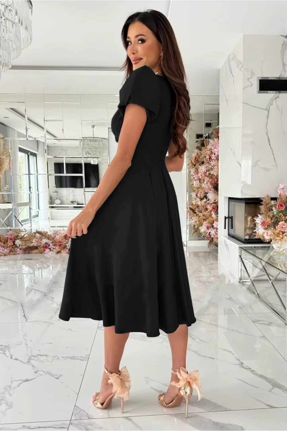 Anika | Elegant Midi Dress