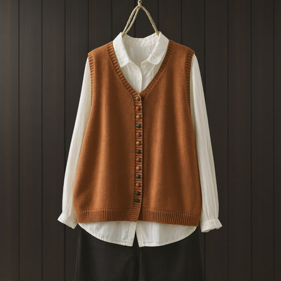 The Rosalie| Knit Vest
