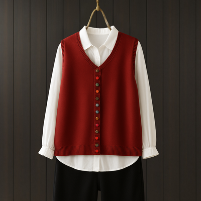 The Rosalie| Knit Vest