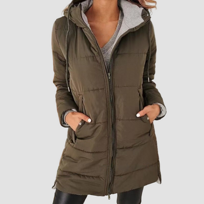 Ainsley | Casual Hooded Puffer Down Jacket
