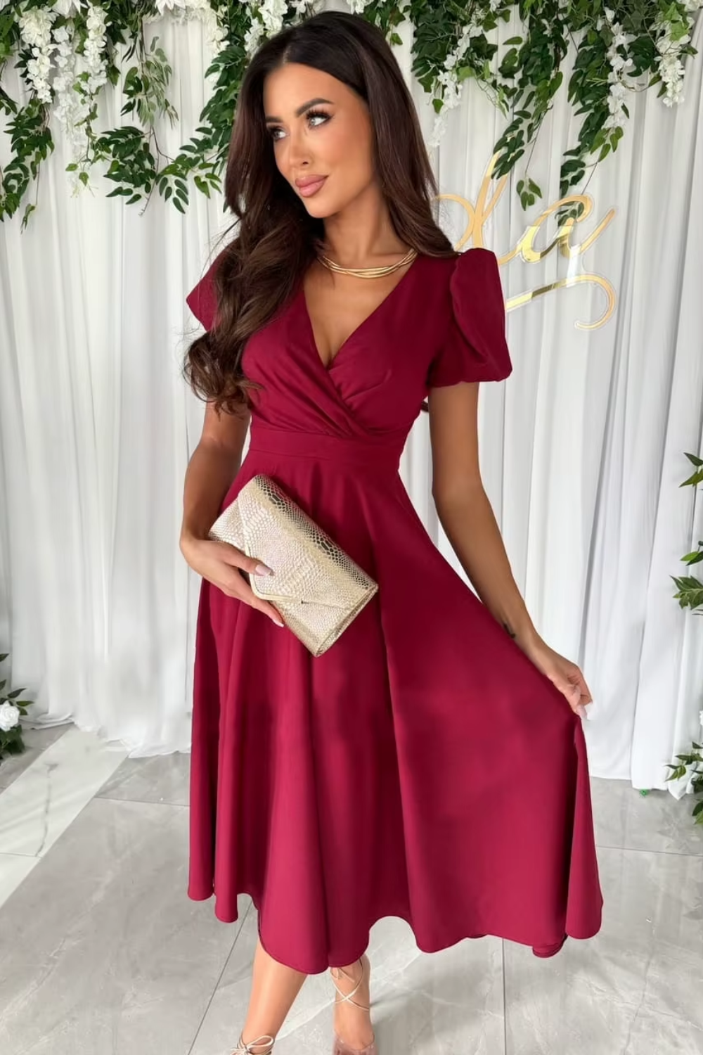 Anika | Elegant Midi Dress