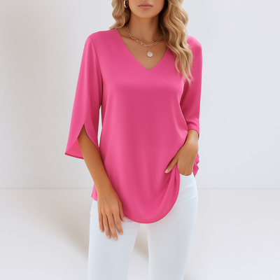Lara | Elegant V-Neck Top