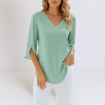 Lara | Elegant V-Neck Top