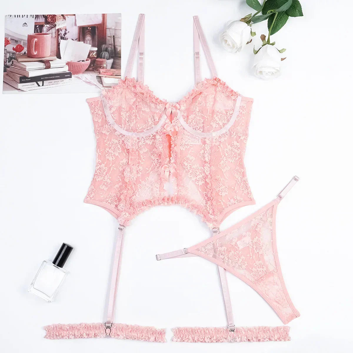 Marina's | 3-Piece Lingerie Set