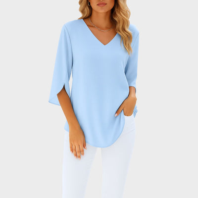 Lara | Elegant V-Neck Top