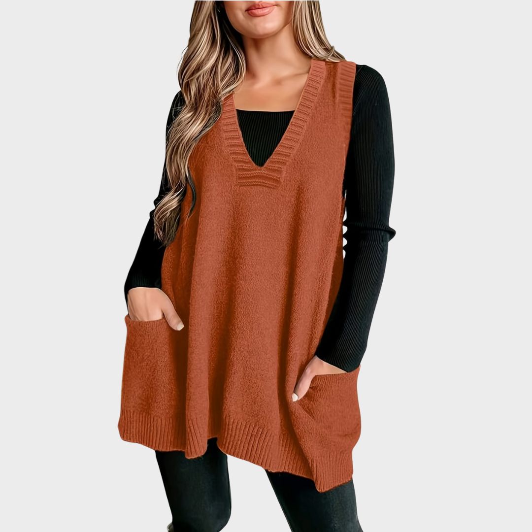 Helen | Casual V-Neck Vest
