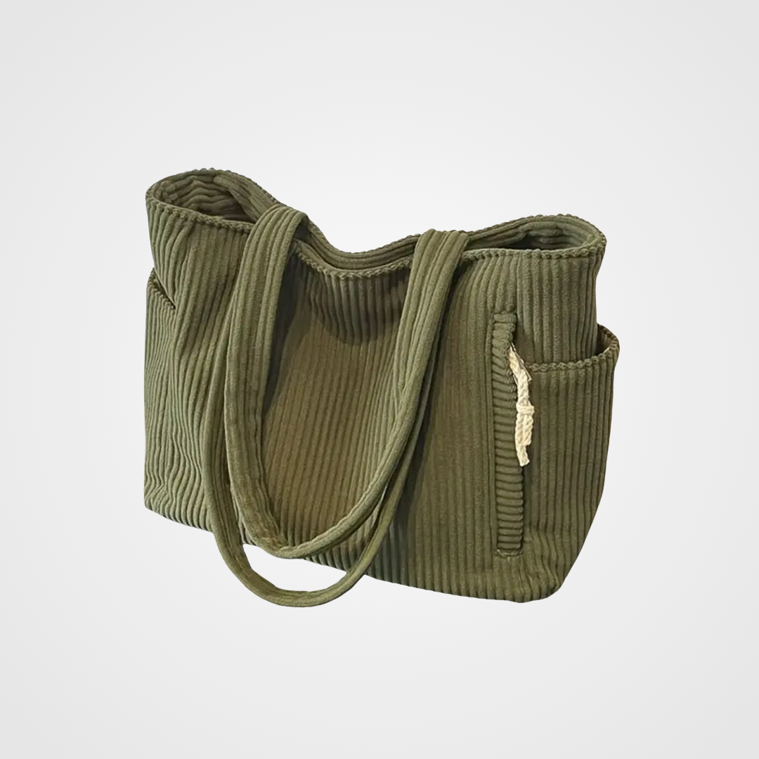 Selina | Ribbed Drawstring Bag