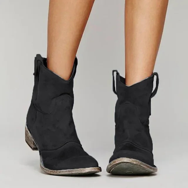 Paloma | Western Ankle Boots