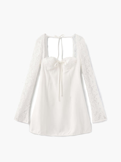 Black Satin Mini Dress