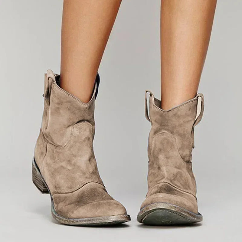 Paloma | Western Ankle Boots