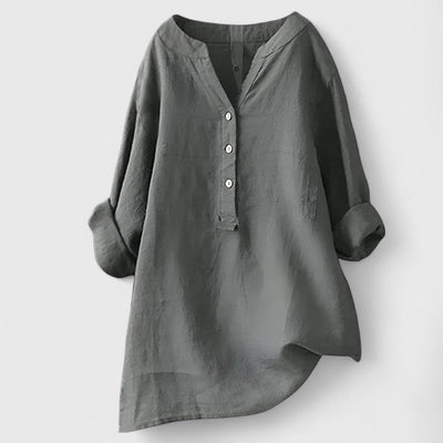 Larienne | Elegant Button-Front Shirt