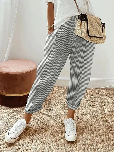 Nyra | Striped Pants